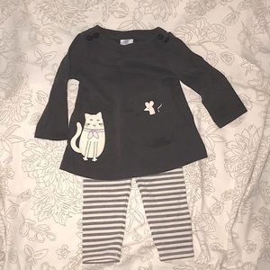 Toddler girl Hanna andersson matching outfit set